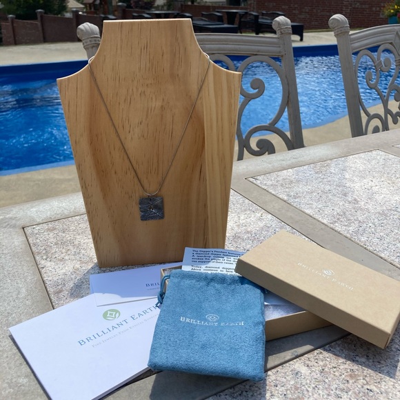 Brilliant Earth SS and Diamond Pendant - Picture 3 of 7
